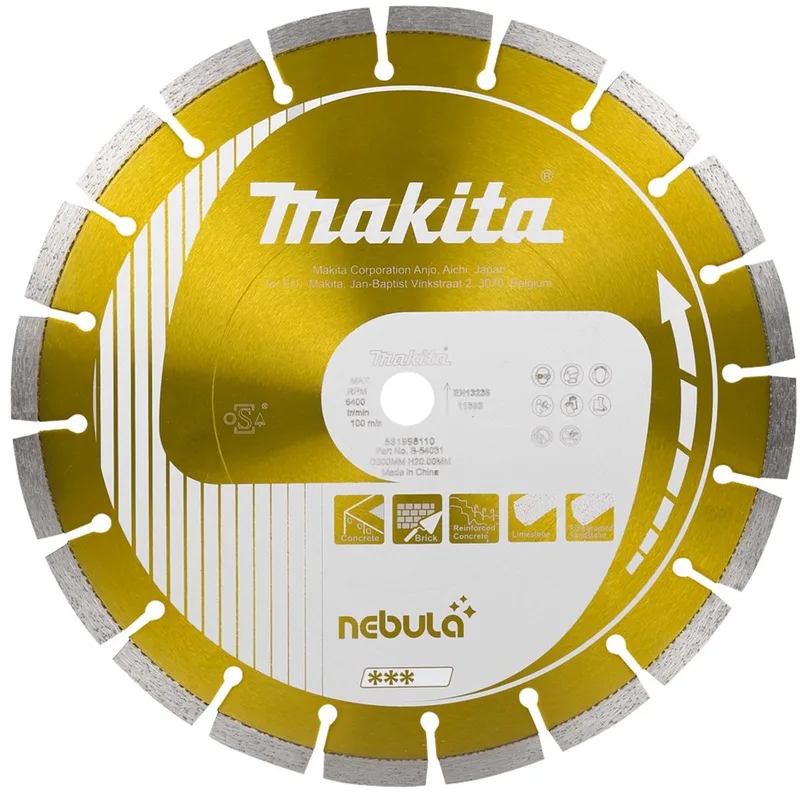 115 x 22,23 x 2,0 mm Diamantschijf - B-53986 van Makita – productafbeelding
