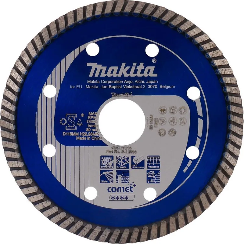 115 x 22,23 x 2,4 mm Diamantschijf - B-12980 van Makita – productafbeelding