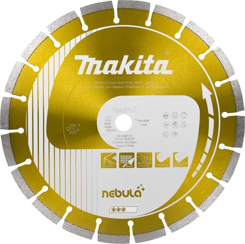 125x22,23x2,0mm Diamantschijf oranje - B-53992 fra Makita – produktbillede