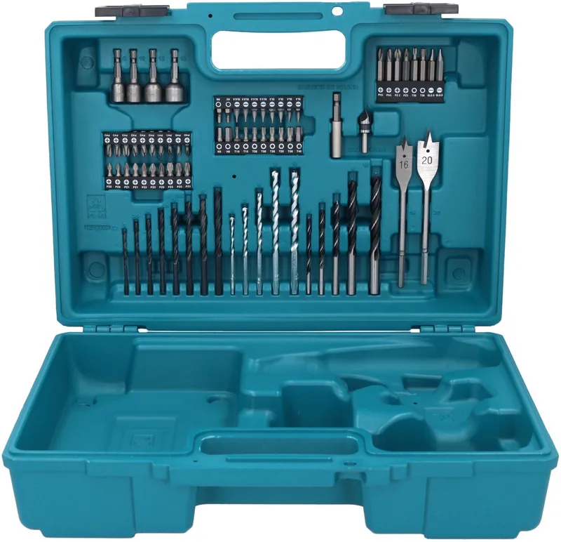 1831K0-9 Koffer met 74-delige bit- en boorset 420 x 320 x 135 mm van Makita – productafbeelding