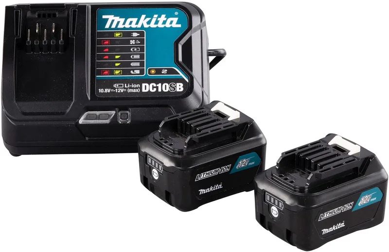 191L68-0 Accu en acculader voor gereedschap 12 V 4.0 Ah Li-ion van Makita – productafbeelding