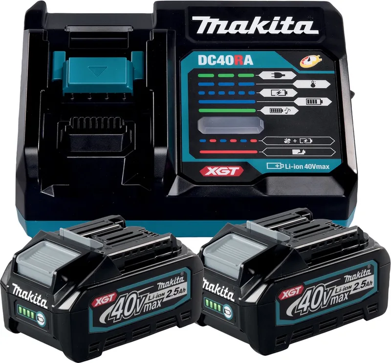 191L76-1 Accu en acculader voor gereedschap 40 V 2.5 Ah Li-ion by Makita – product image