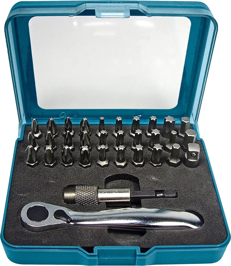 32-delig Schroefbitset ratel - P-79790 by Makita – product image
