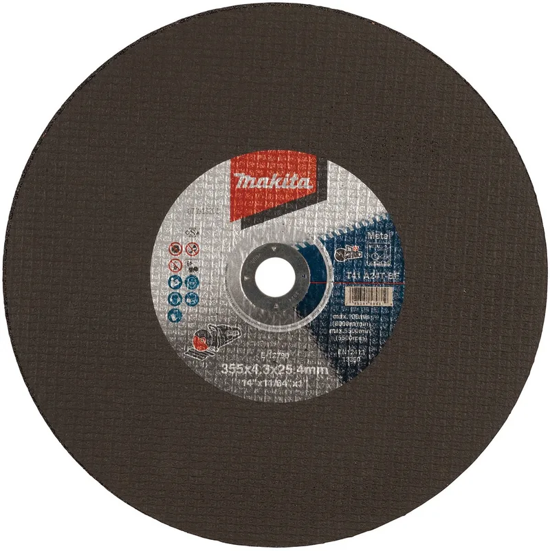 355x25.4x4.3mm Doorslijpschijf Staal (5 stuks) - E-12790-5 de Makita – image du produit
