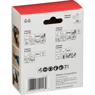 4-delig Zaag-/schraapset multitool - B-67505 van Makita – productafbeelding 2 van 2