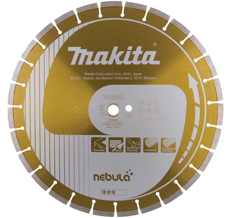 400x25,4x3,4mm Diamantschijf oranje - B-54069 de Makita – image du produit
