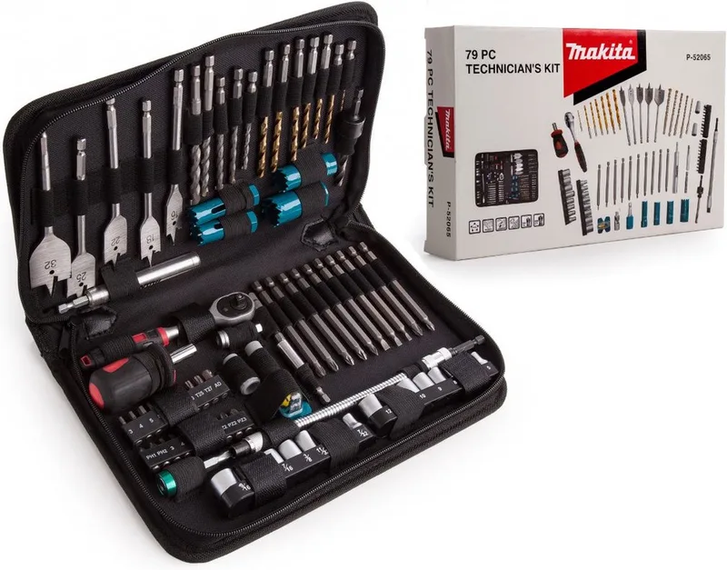78-delige gereedschapsset voor technici - P-52065 | op=op de Makita – image du produit