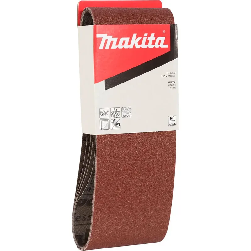A60 100x610mm Schuurband (5 stuks) - P-36893 de Makita – image du produit 2 sur 2
