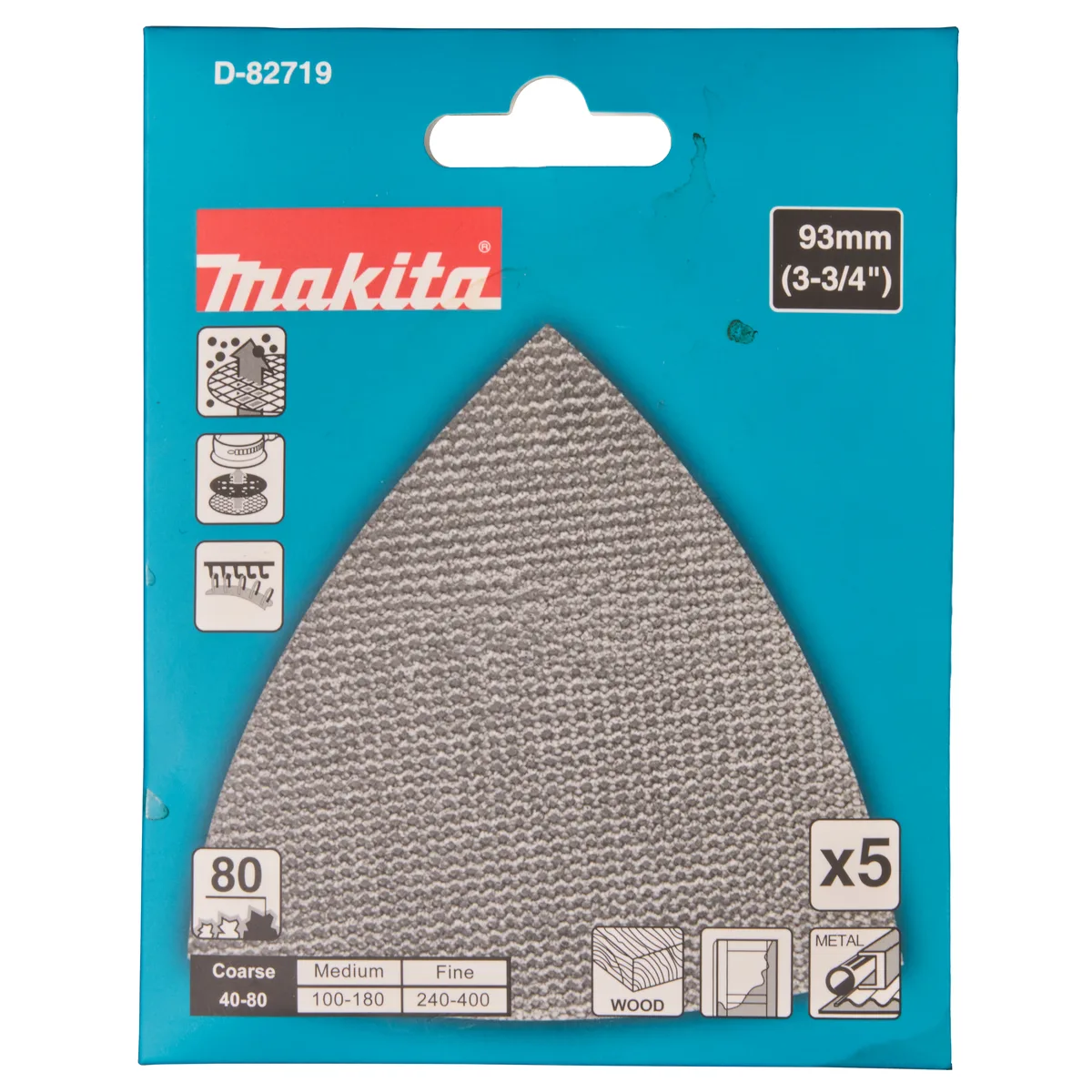 A80 94 mm Delta schuurgaasvel 3-K - D-82719 von Makita – Produktbild