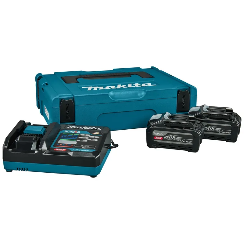 Accu Starterset XGT DC40RA 2x BL4040F - 1911B9-4 de Makita – image du produit
