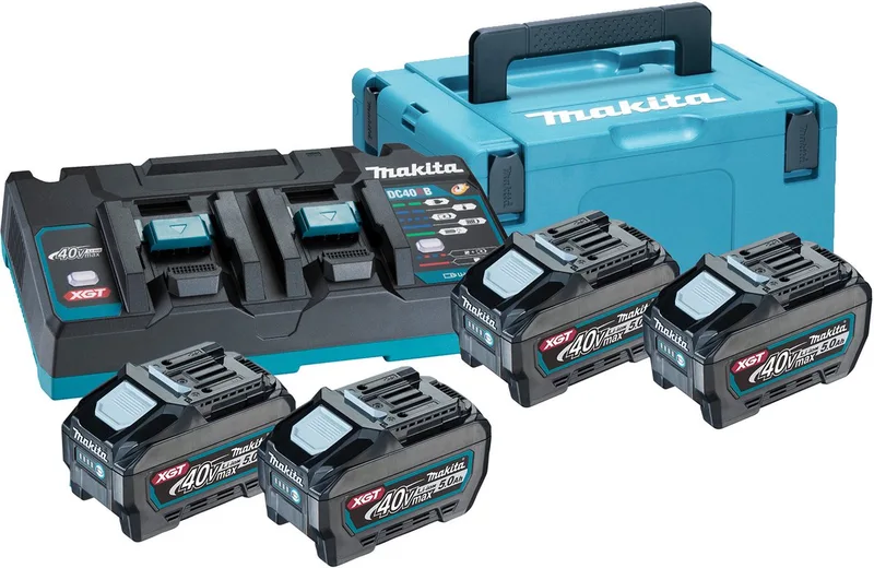 Accu Starterset XGT DC40RB 4xBL4050F - 191U42-2 de Makita – image du produit