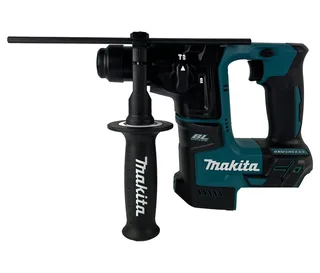 Akku-Bohrhammer DHR171, mit Akku 5 Ah und Ladegerät im Makpac Gr. 3 fra Makita, Blå – produktbillede 4 af 4