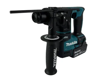 Akku-Bohrhammer DHR171, mit Akku 5 Ah und Ladegerät im Makpac Gr. 3 fra Makita, Blå – produktbillede 3 af 4