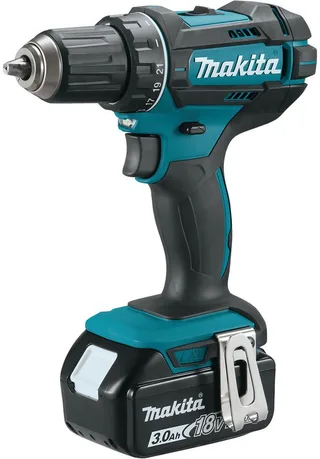 Tournevis électrique Ddf482rfj 18v+2 Bl1830b de Makita, Bleu – image du produit 3 sur 5