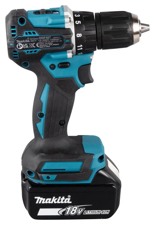Ddf487z Elektrische Schroevendraaier Zonder Batterij van Makita, Blauw – productafbeelding 3 van 5