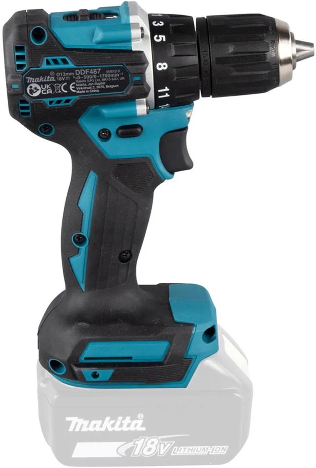 Ddf487z Elektrische Schroevendraaier Zonder Batterij van Makita, Blauw – productafbeelding 5 van 5