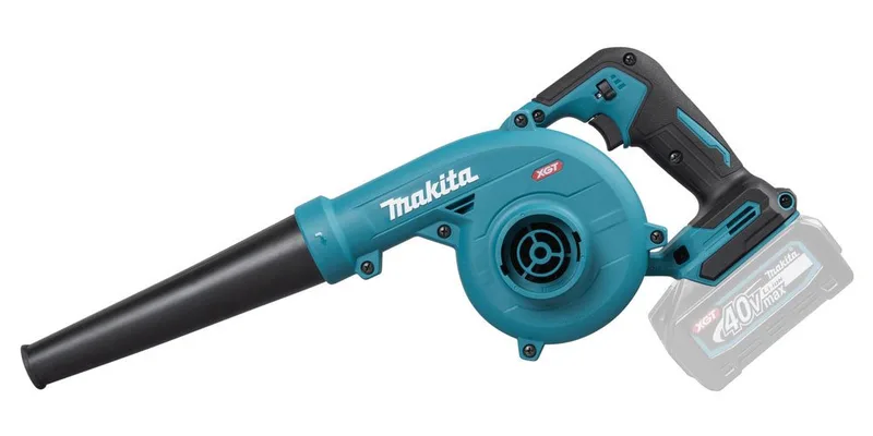 Akku-Gebläse »UB002GZ01« 40V max., ohne Akku und Ladegerät, mit variabler 3-Stufen-Regelung, 3,0-3,2 N, 3,5-3,6 m³/min, 99 m/s von Makita, Blau – Produktbild 3 von 5