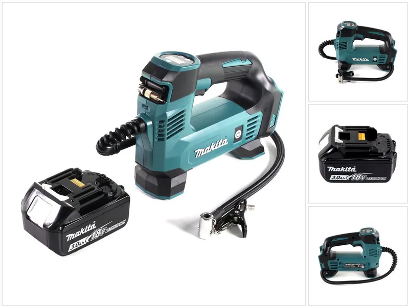 Akku-Handkompressor DMP 180 F1 Akku Kompressor 18 V 8,3 bar + 1x Akku 3,0 Ah von Makita – Produktbild 1 von 5