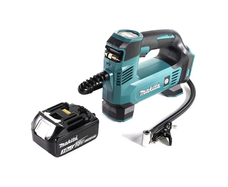 Akku-Handkompressor DMP 180 F1 Akku Kompressor 18 V 8,3 bar + 1x Akku 3,0 Ah von Makita – Produktbild 2 von 5