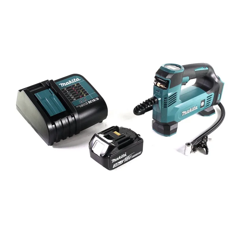 Akku-Handkompressor DMP 180 SF1 Akku Kompressor 18 V 8,3 bar + 1x Akku 3,0 Ah + Ladegerät von Makita – Produktbild 2 von 5