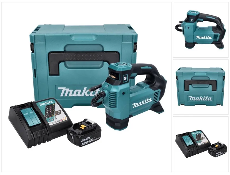 Akku-Handkompressor DMP 181 RF1J Akku Kompressor 18 V 11,1 bar + 1x Akku 3,0 Ah de Makita – image du produit