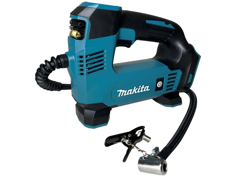 Akku-Handkompressor DMP180, max. 8,3 bar, inkl. 3 Ah Akku und Ladegerät DC18RC in Aufbewahrungstasche de Makita – image du produit 2 sur 5