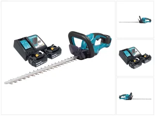 Akku-Heckenschere DUH 507 RF2 18 V 50 cm + 2x Akku 3,0 Ah + Ladegerät de Makita – image du produit 1 sur 5