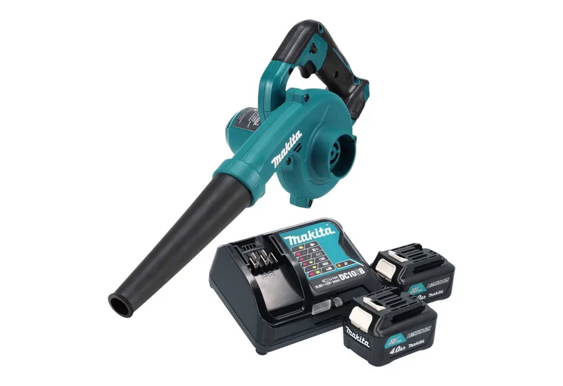 UB 100 DSM accu blazer 12 V max. + 2x accu 4.0 Ah + lader van Makita – productafbeelding 1 van 2