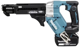 Akku-Magazinschrauber 18V / 5,0 Ah, 2 Akkus + Ladegerät im MAKPAC de Makita – image du produit 3 sur 3