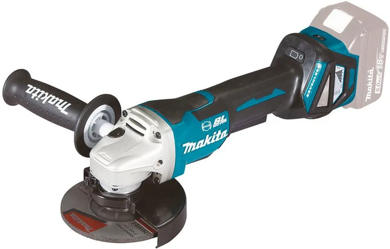 Akku-Winkelschleifer DGA517Z, max. 8500 U/min, ohne Akku und Ladegerät von Makita, Blau – Produktbild 2 von 2
