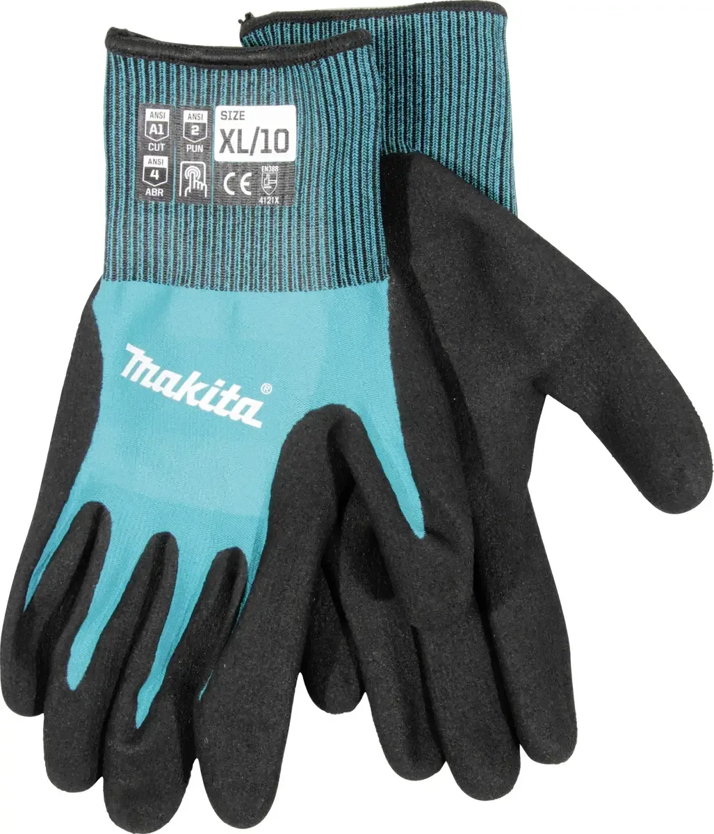 Arbeitshandschuhe Nitril Gr10(XL) P-84707 Werkhandschoen Maat (handschoen): 10, XL EN 388:2016+A1:2018 II 1 stuk(s) de Makita – image du produit