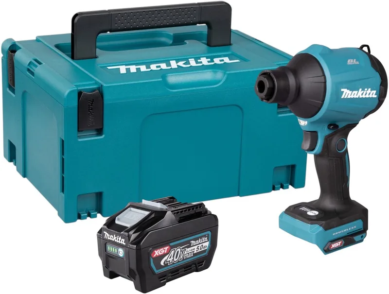 AS 001 GT101 accu-blazer 40 V max. borstelloos + 1x accu 5,0 Ah + Makpac - zonder oplader fra Makita – produktbillede