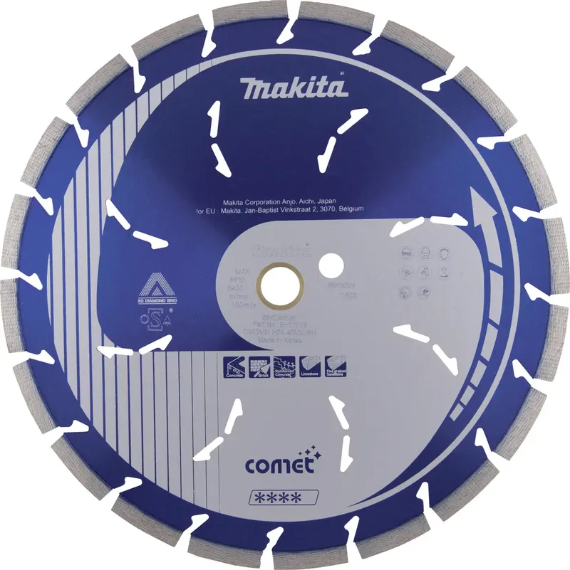 B-17619 B-17619 Disque à tronçonner diamanté Diamètre 300 mm Ø de perçage 25.4 mm 1 pc(s) de Makita – image du produit