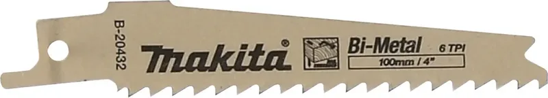 B-20432 Feuille Makita Reciproblatt BIM 100/6Z B-20432 Longueur lame de scie 100 mm 1 pc(s) de Makita – image du produit