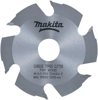 B-20644 Lamellenfrees HM 100x4,0 6T van Makita – productafbeelding 1 van 3