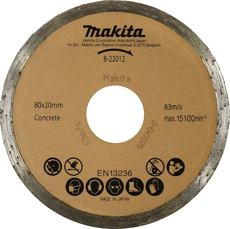 B-22012 Diamantscheibe Durchmesser 80 mm 1 St. by Makita – product image