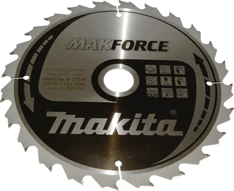 B-32275 Kreissägeblatt 235 x 30 x 2.3 mm Zähneanzahl: 24 1 St. by Makita – product image