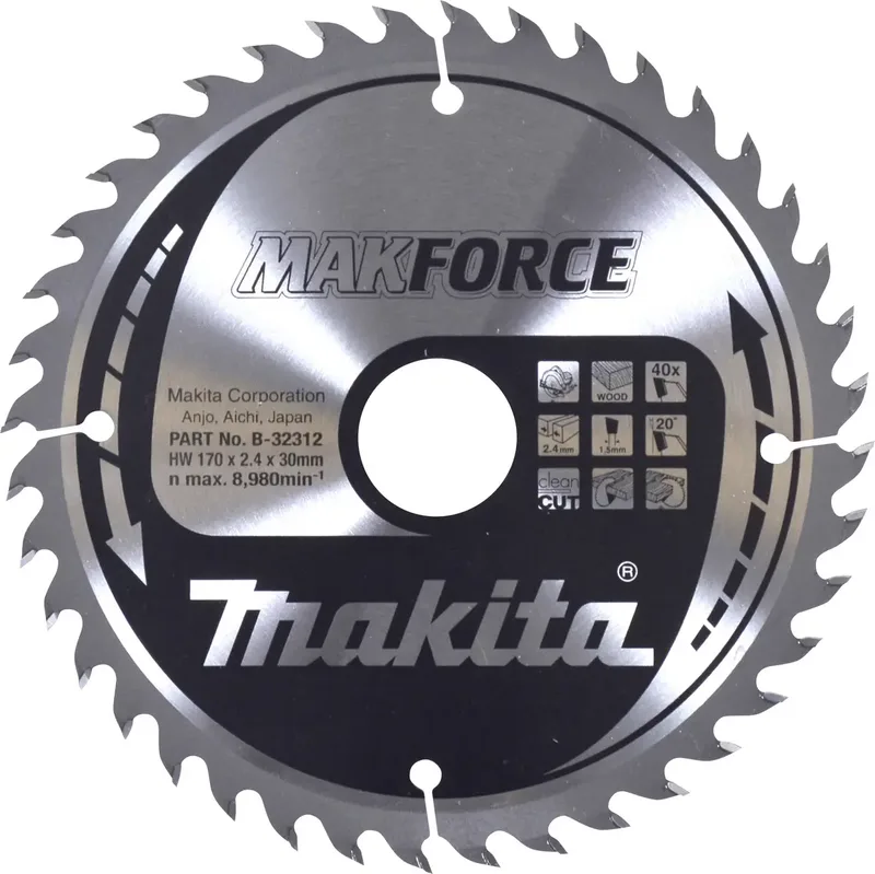 B-32312 Kreissägeblatt 170 x 30 mm 1 St. by Makita – product image