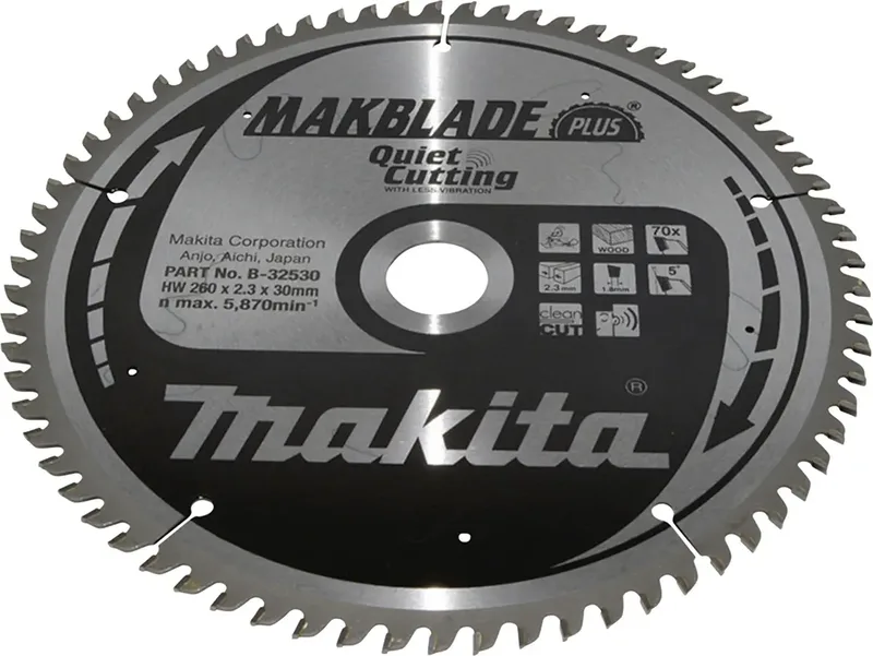 B-32530 B-32530 Kreissägeblatt 260 x 30 x 2.3 mm 1 St. von Makita – Produktbild