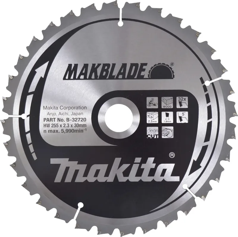 B-32720 B-32720 Kreissägeblatt 255 mm 1 St. von Makita – Produktbild