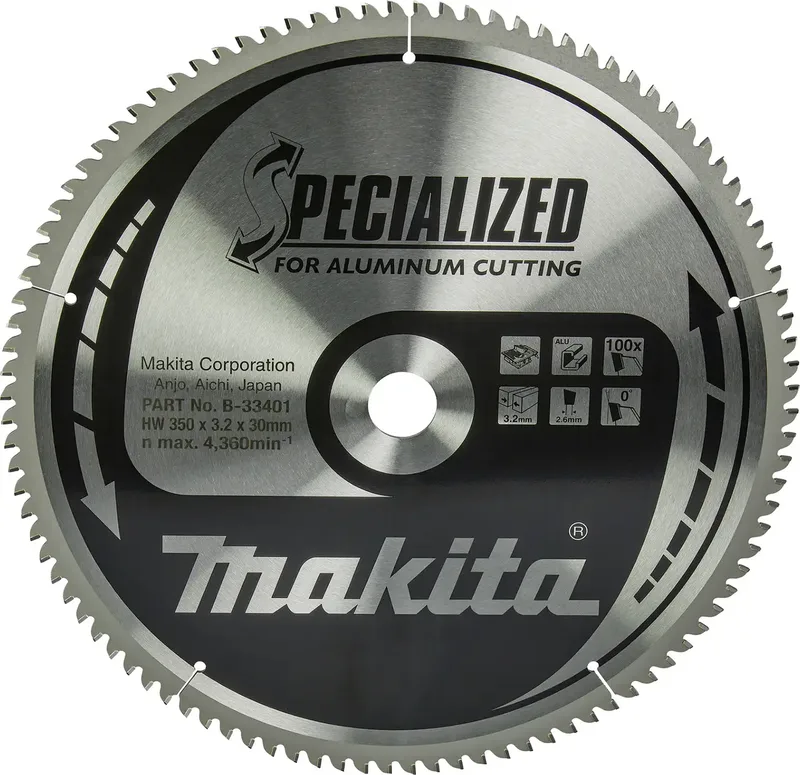 B-33401 Kreissägeblatt 350 x 30 mm Zähneanzahl: 100 1 St. de Makita – image du produit