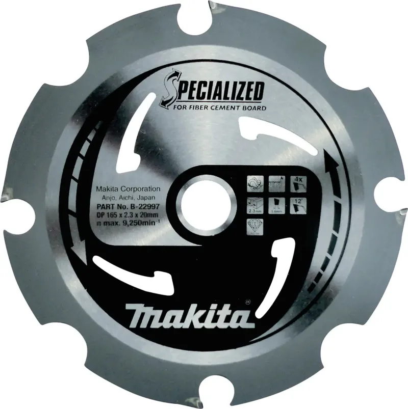 B-33685 B-33685 Kreissägeblatt 165 x 20 mm Zähneanzahl: 4 1 St. de Makita – image du produit