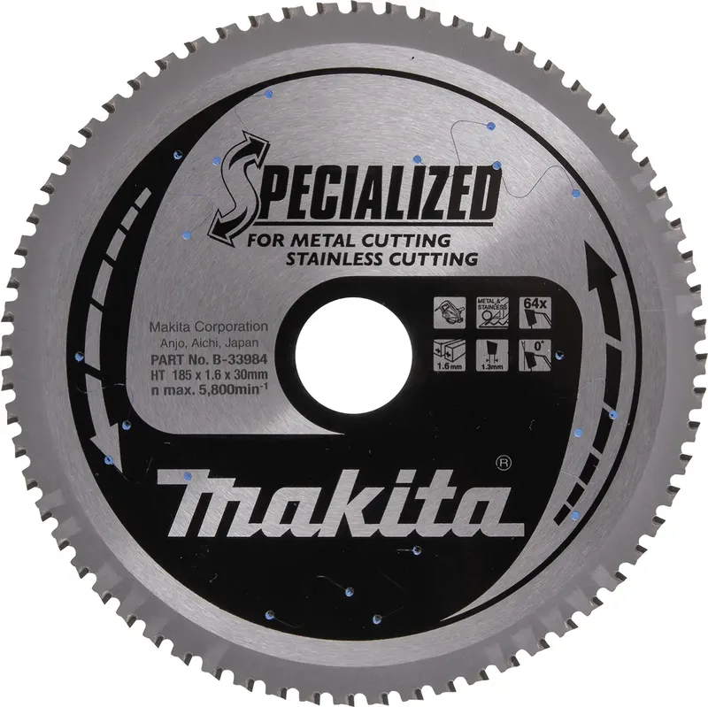 B-33984 B-33984 Kreissägeblatt 185 x 30 x 1.6 mm 1 St. von Makita – Produktbild