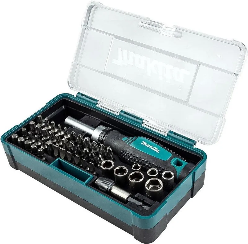 B-36170 - bit- en borenset - 47 delig - in cassette van Makita – productafbeelding 1 van 3