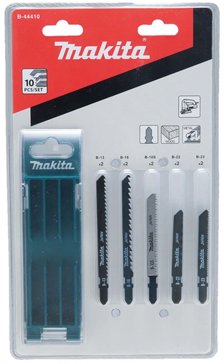 Stichsägeblatt Stichsägeblätter Sortiment A, für Holz und Metall von Makita – Produktbild 1 von 5