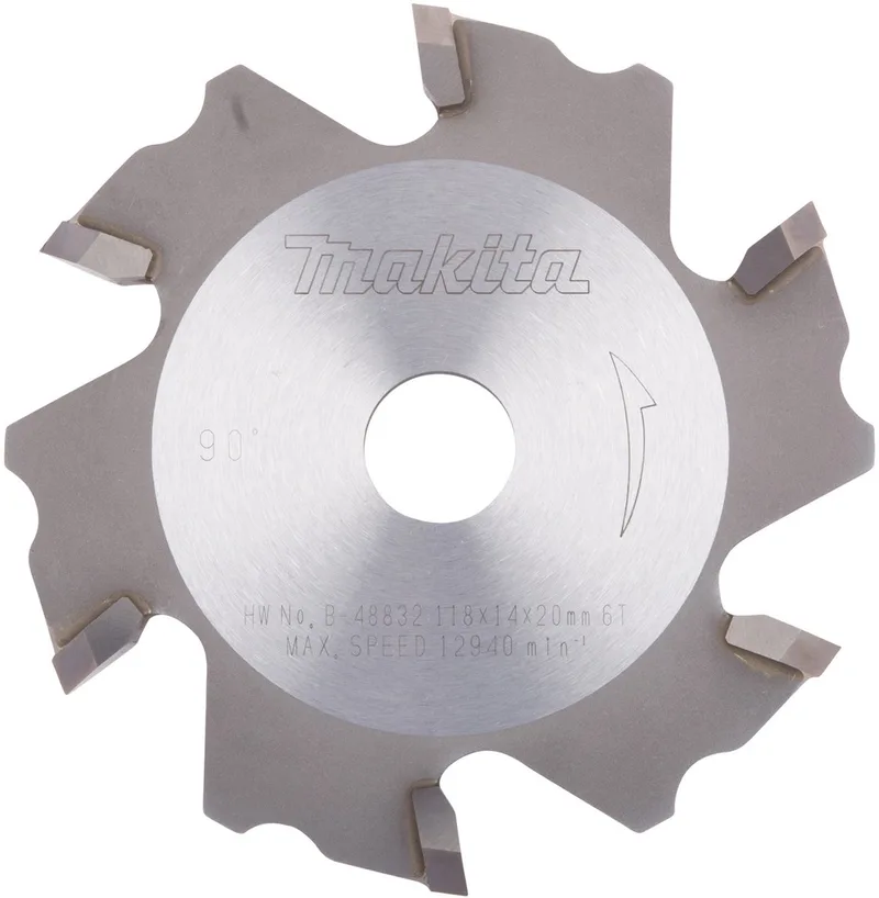 B-48832 Specialized Cirkelzaagblad - 118 x 20 x 6T - Aluminium von Makita – Produktbild
