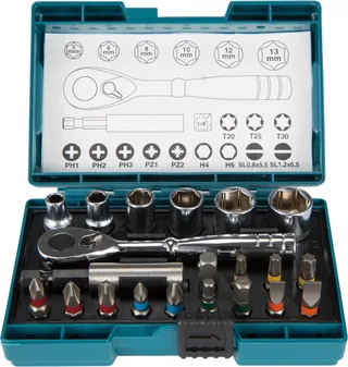 Jeu De Douilles Et D´embouts B-54081 de Makita – image du produit 1 sur 2