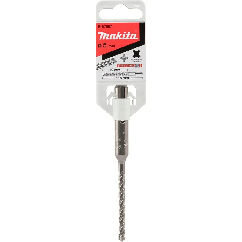 B-57897 Nemesis2 Sds+ 5x115 Sds-plus Steenboor by Makita – product image 3 of 3