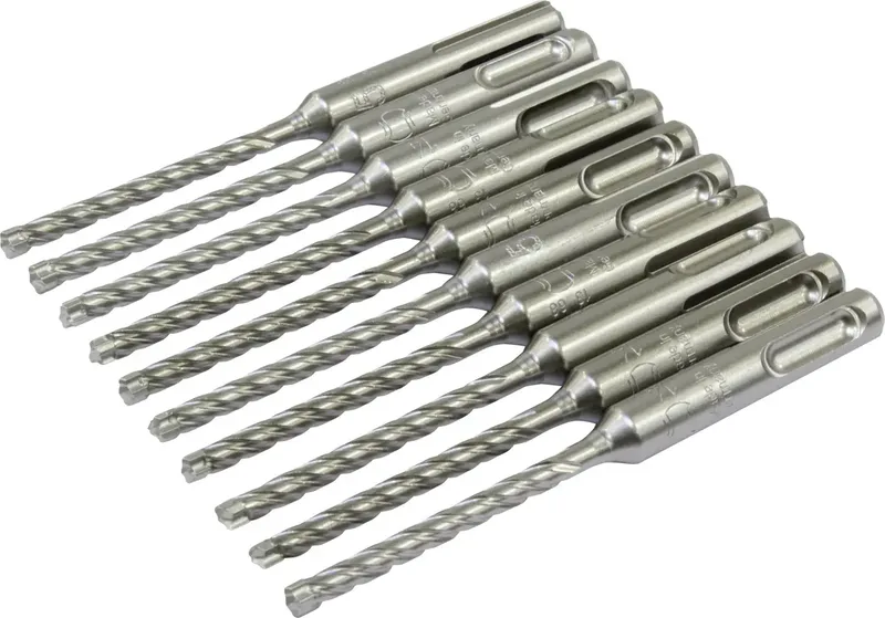 B-63236 carbure Jeu de forets spiralés pour pierre 5.5 mm Longueur totale 115 mm SDS-Plus 10 pc(s) de Makita – image du produit