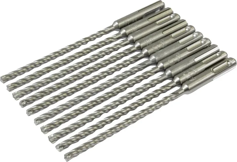 B-63301 Vollhartmetall Stein-Spiralbohrer-Set 6.5 mm Gesamtlänge 165 mm SDS-Plus 10 St. von Makita – Produktbild